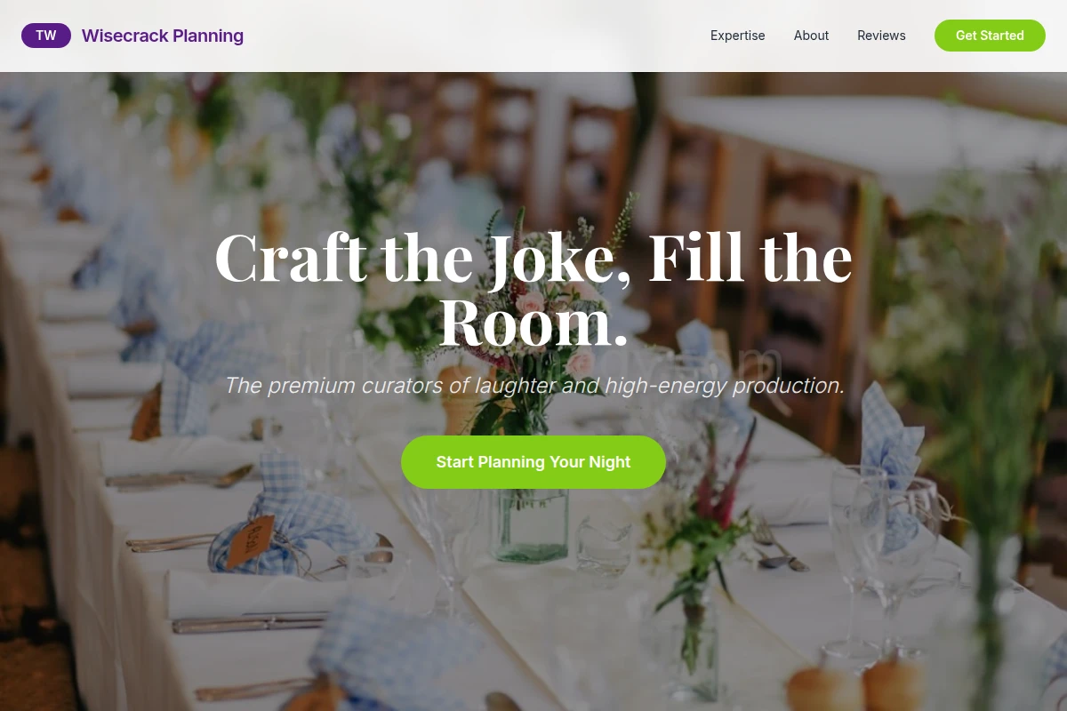 Wisecrack Event Planning