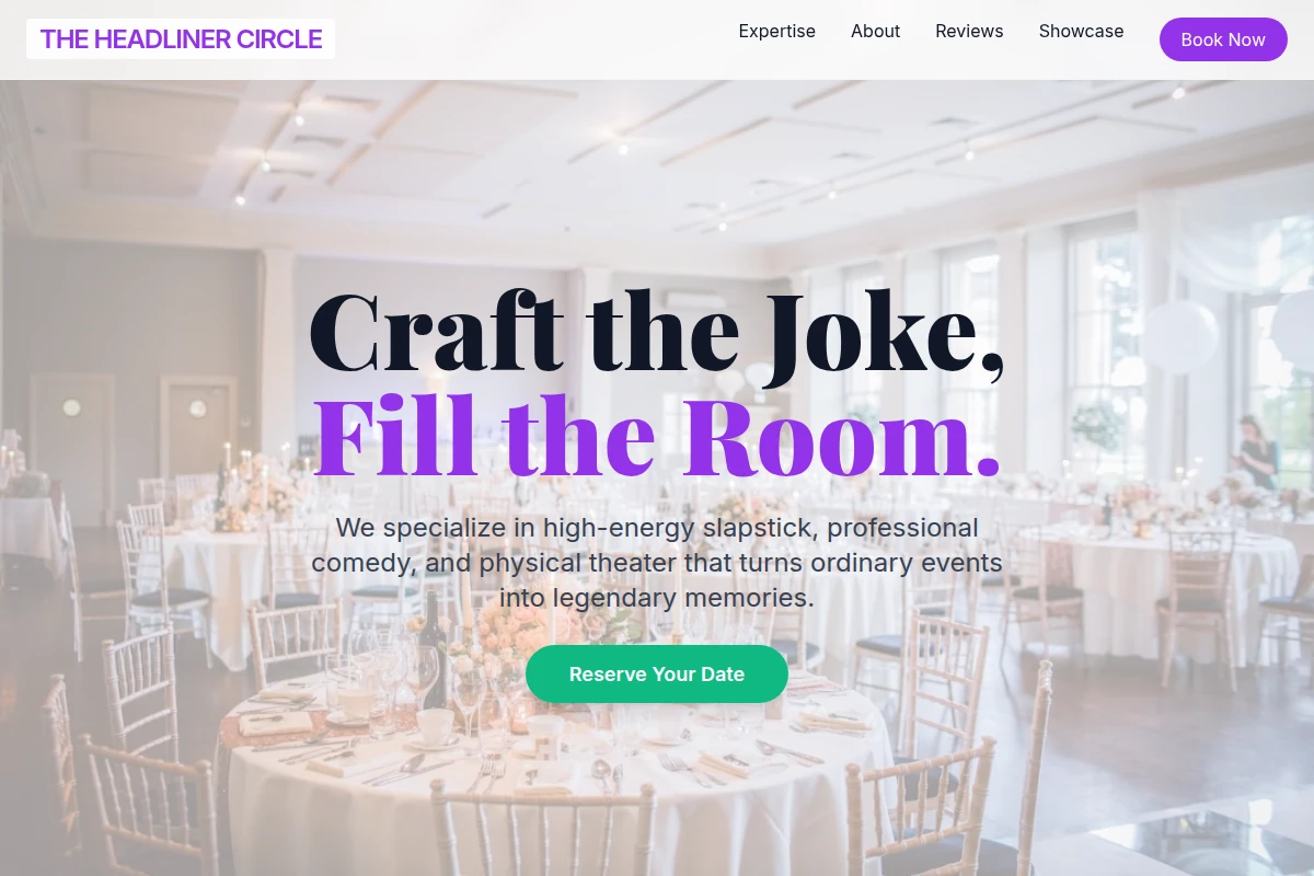 Slapstick Event Planning