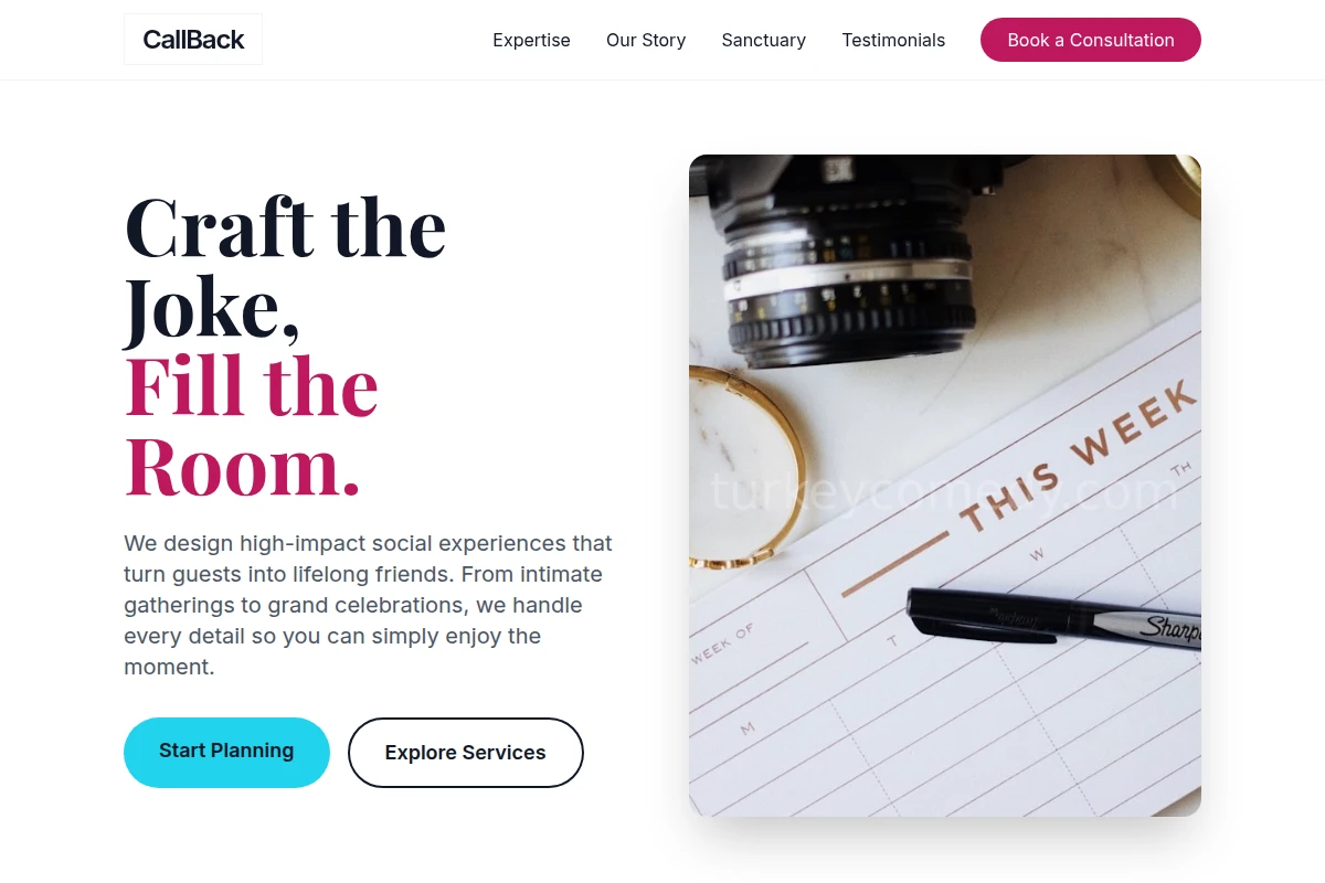 CallBack Event Planning