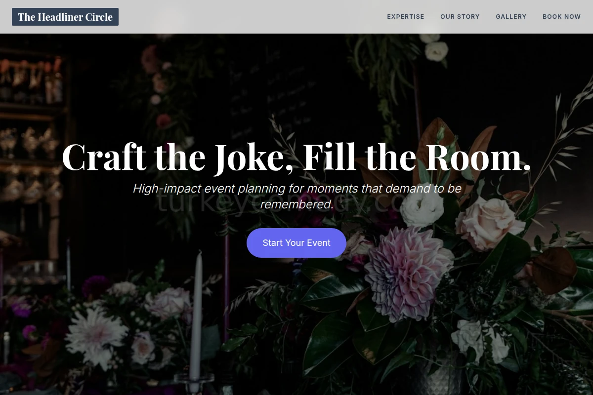 OneLiner Event Planning