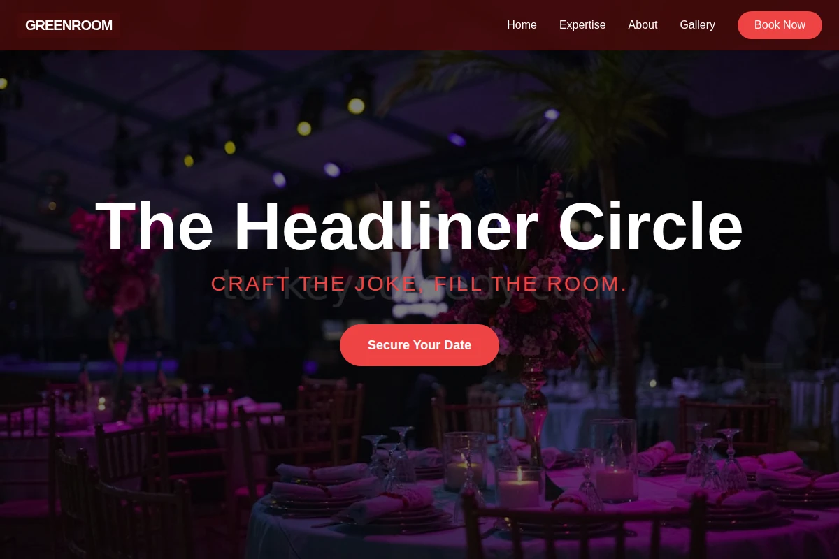 GreenRoom Event Planning