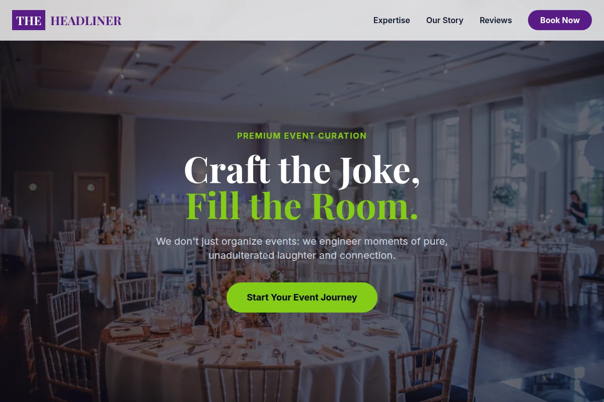 Booking Event Planning