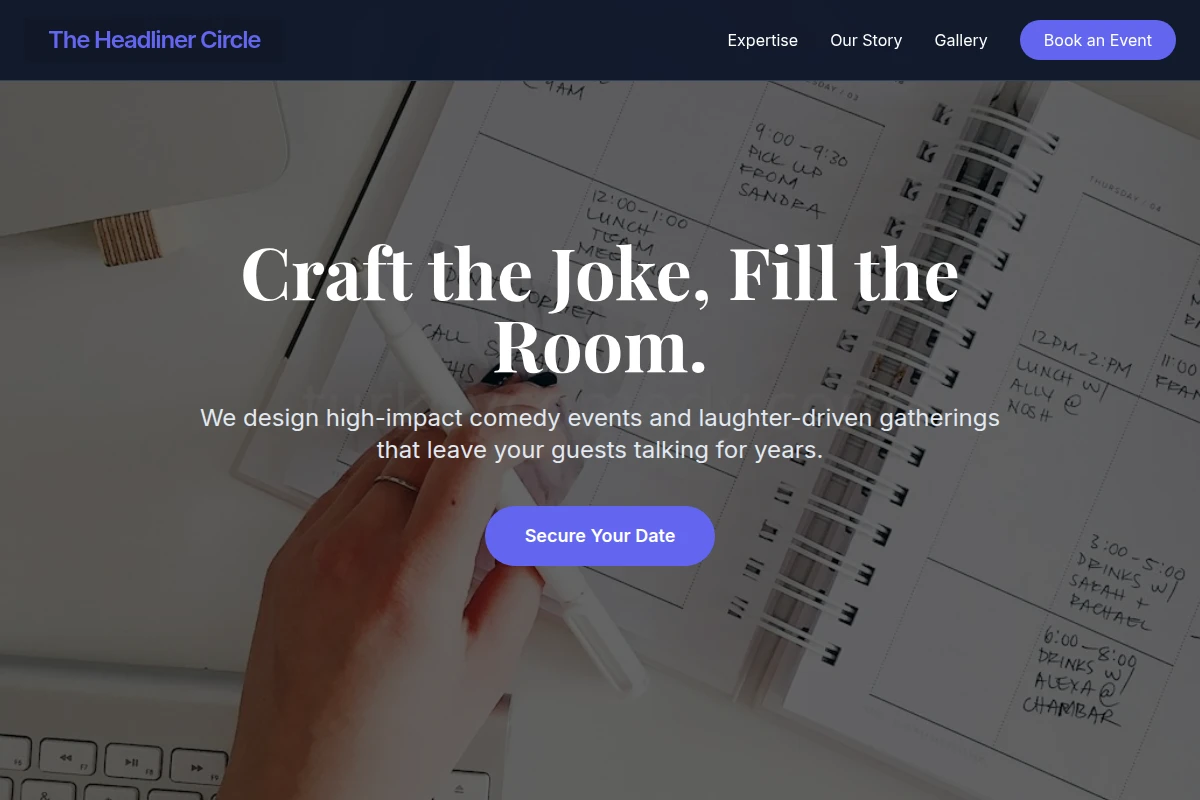 JokeBook Event Planning
