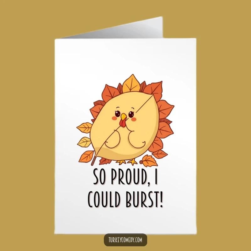 Free Printable Curious Turkey Congrats Card: Adorable Downloadable Celebration Surprise