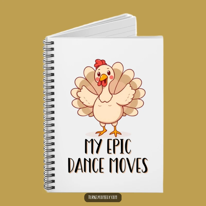 Funny Turkey Dance Notebook - Wobbly Bird Journal Hilarious Writing Funny Gift!
